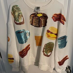 Queen of Sparkles Breakfast Sweatshirt